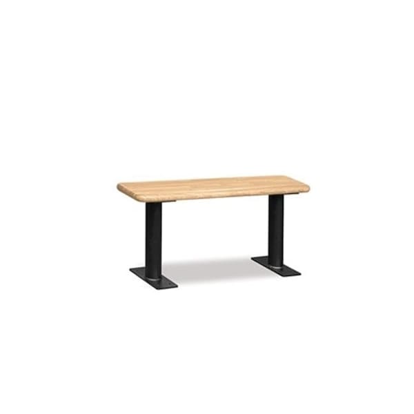 Salsbury Industries Salsbury 77783LGT 18 In. H X 36 In. W X 9.50 In. D Wood Locker Bench In Light 77783LGT - main